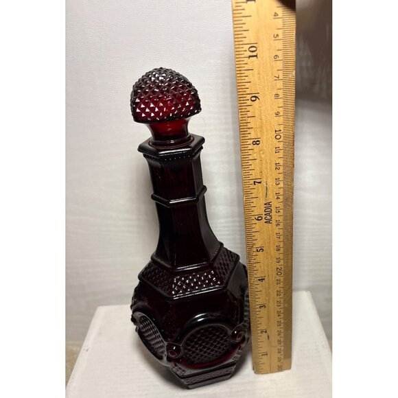 Avon Cape Cod Wine Decanter Bubble Bath Bottle With Box Empty - Picture 2 of 6